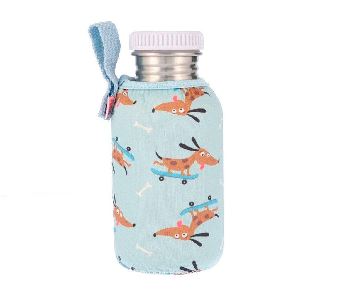 Tutete neopreen hoes voor BLAFRE en TUTETE - 500 ml - Skater Dog - Neopreen hoes - MamaMilla