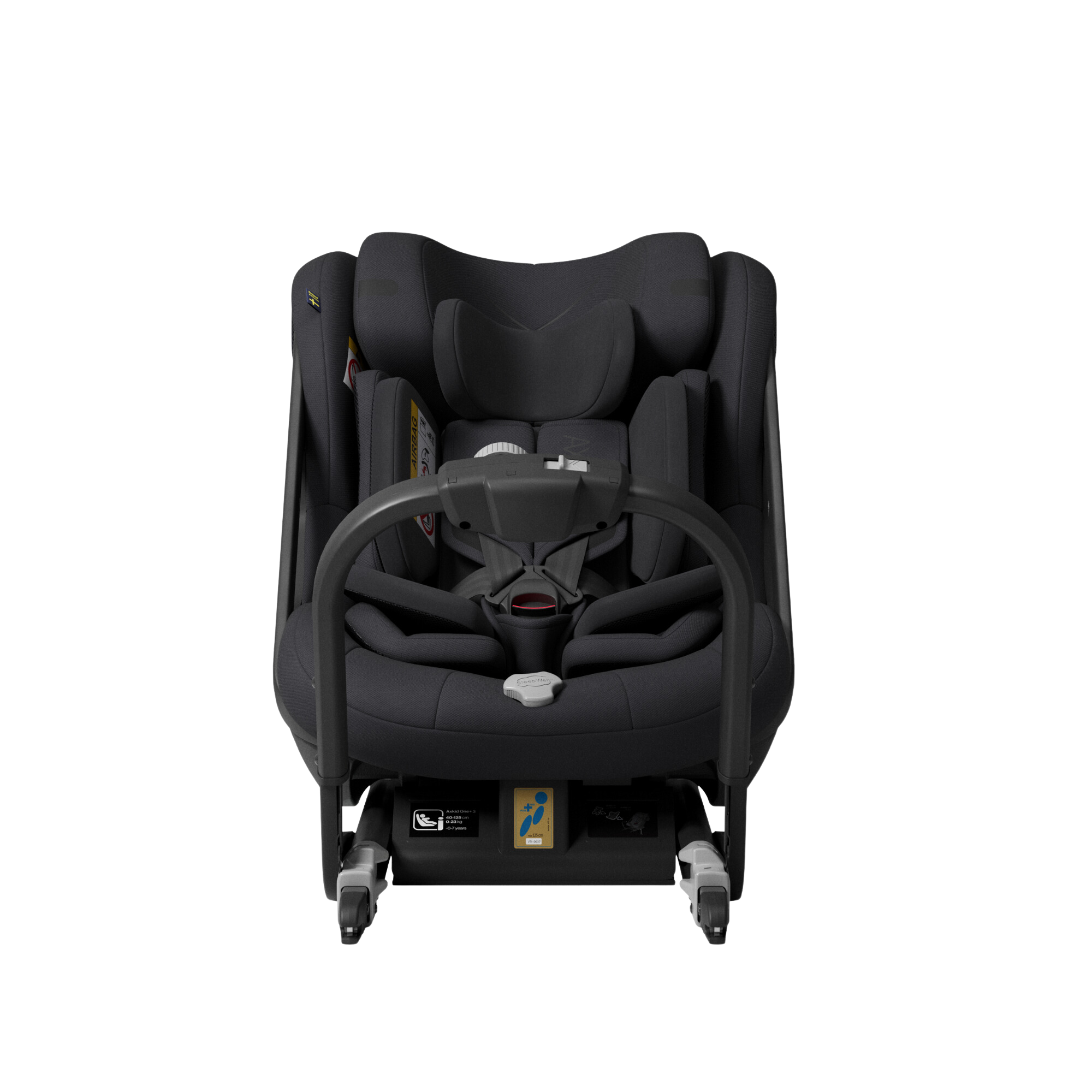 Axkid ONE+ 3 - Coastal Storm Zwart - iSize 40-125 cm - 40-125 cm (pasgeboren tot 7 jaar) - MamaMilla