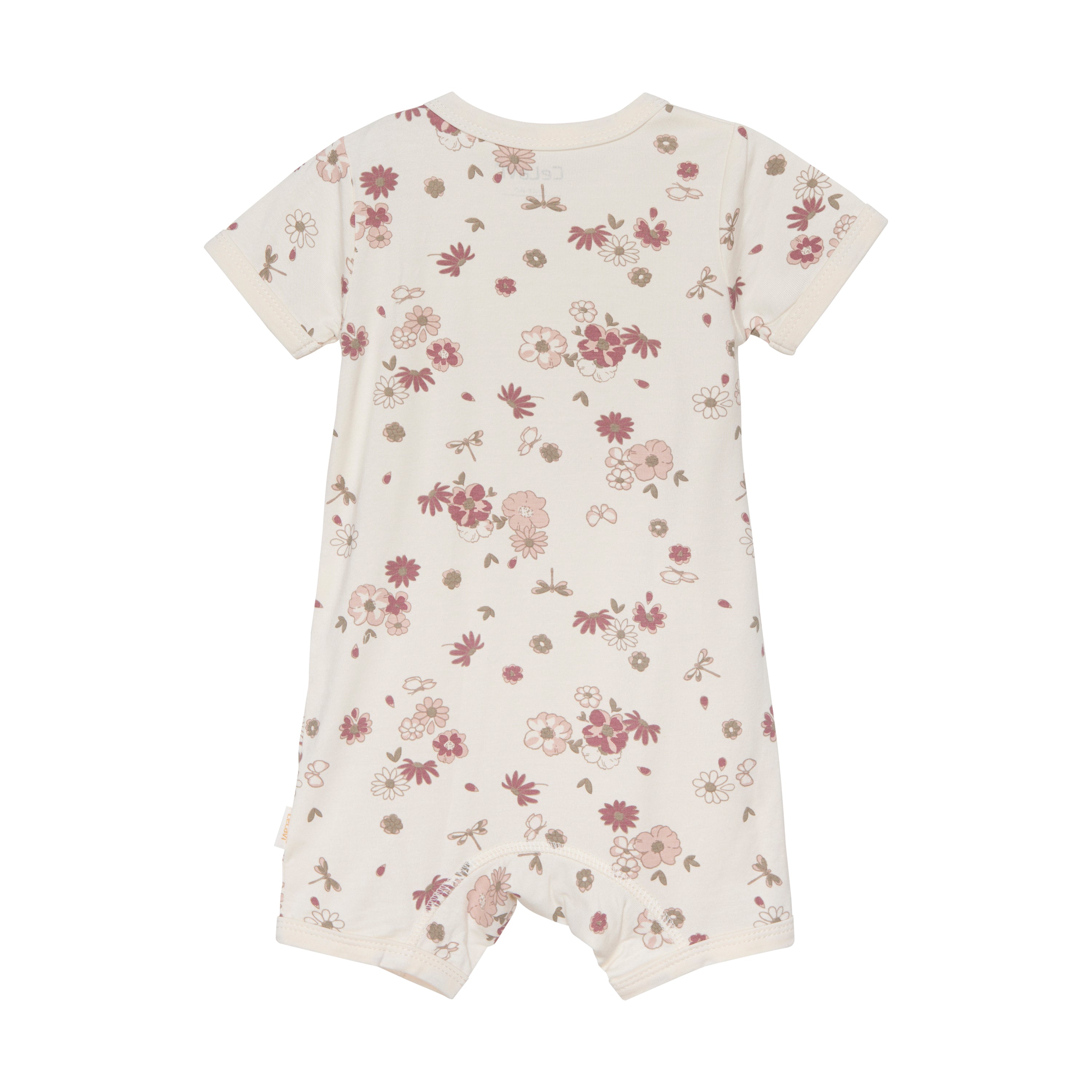 Celavi Jumpsuit met korte mouwen en bloemen - Rose Cloud - Jumpsuit - MamaMilla