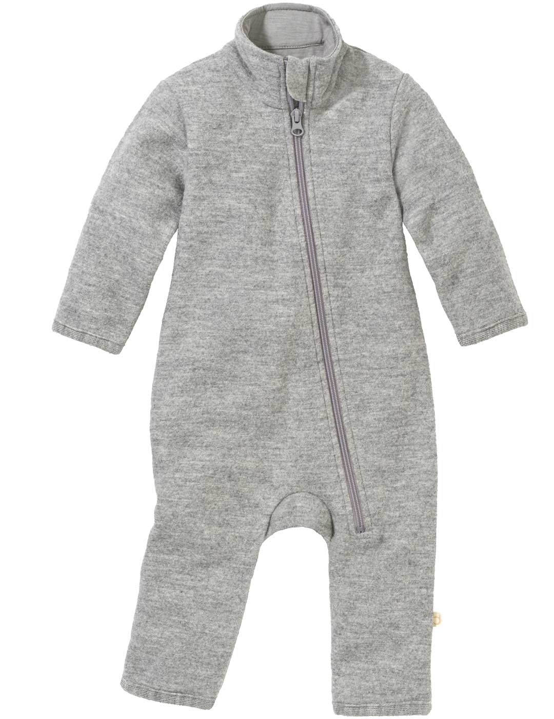 Zomerpakje in Lichte Wol - Lichtgrijs - Disana biologische babykleding