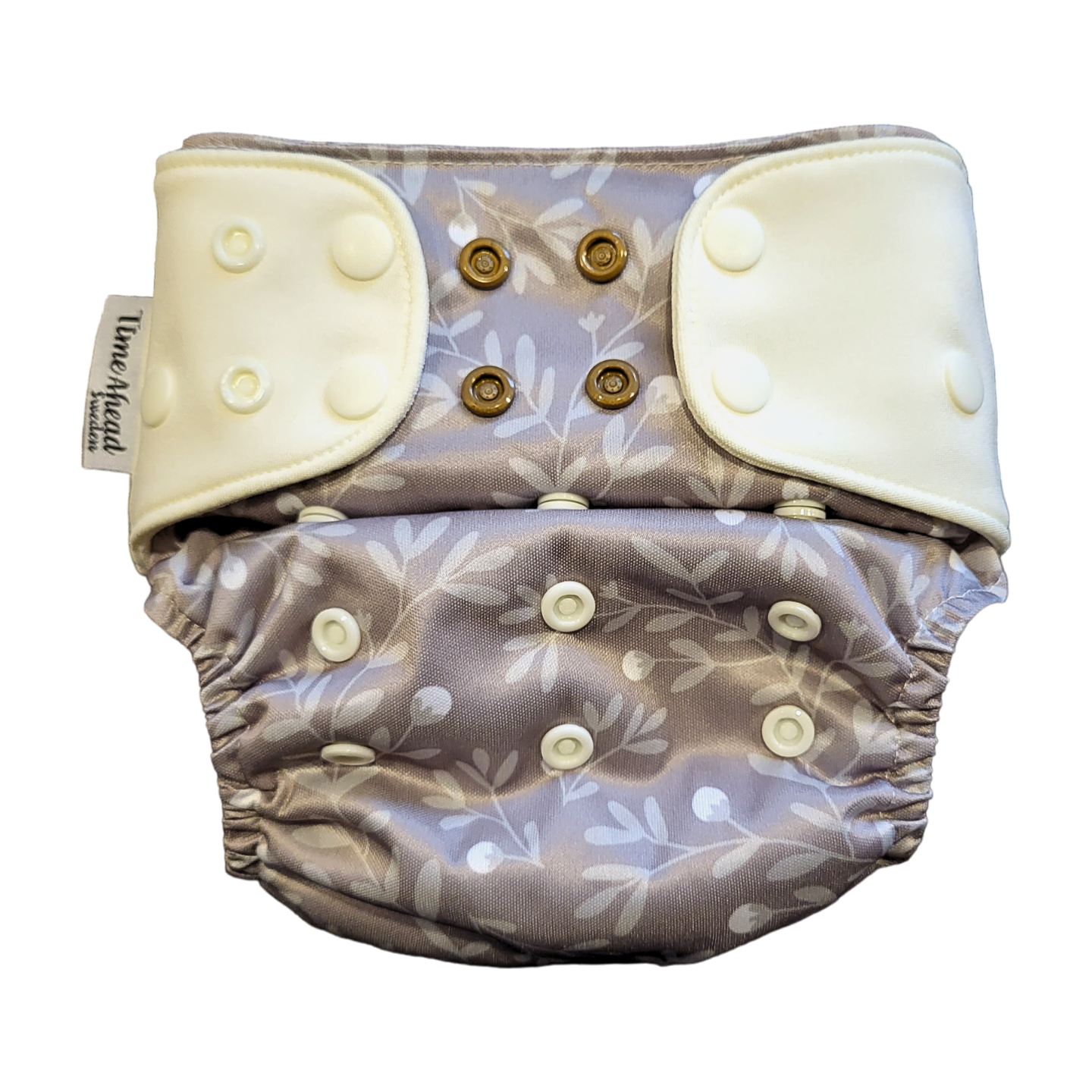 Het Zweedse bos | Zakluier Stretch | 5-17kg: Hopbloemen beige / Geen inzetstukken - - MamaMilla
