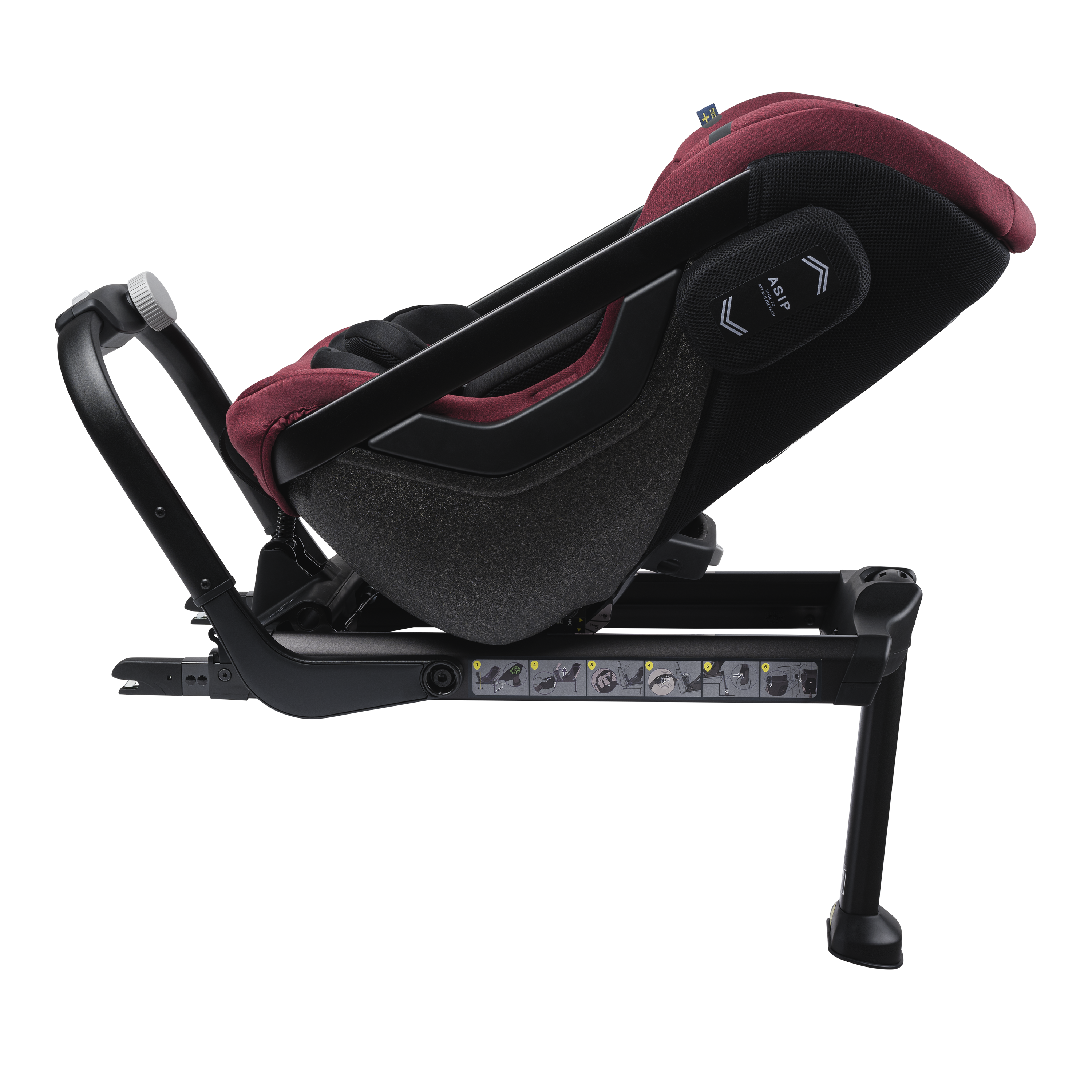 Axkid ONE 2 - Tegel Melange - iSize 61-125 cm - 61-125 cm (3 maanden t/m 7 jaar) - MamaMilla