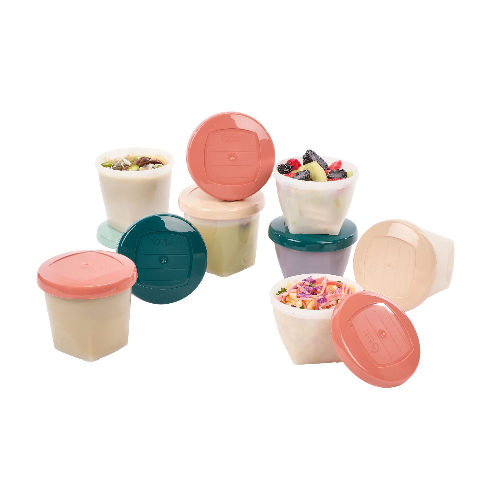 Babymoov Voedselemmers (ECO) - 8x250ml + 8x180ml - Voedselemmers - MamaMilla