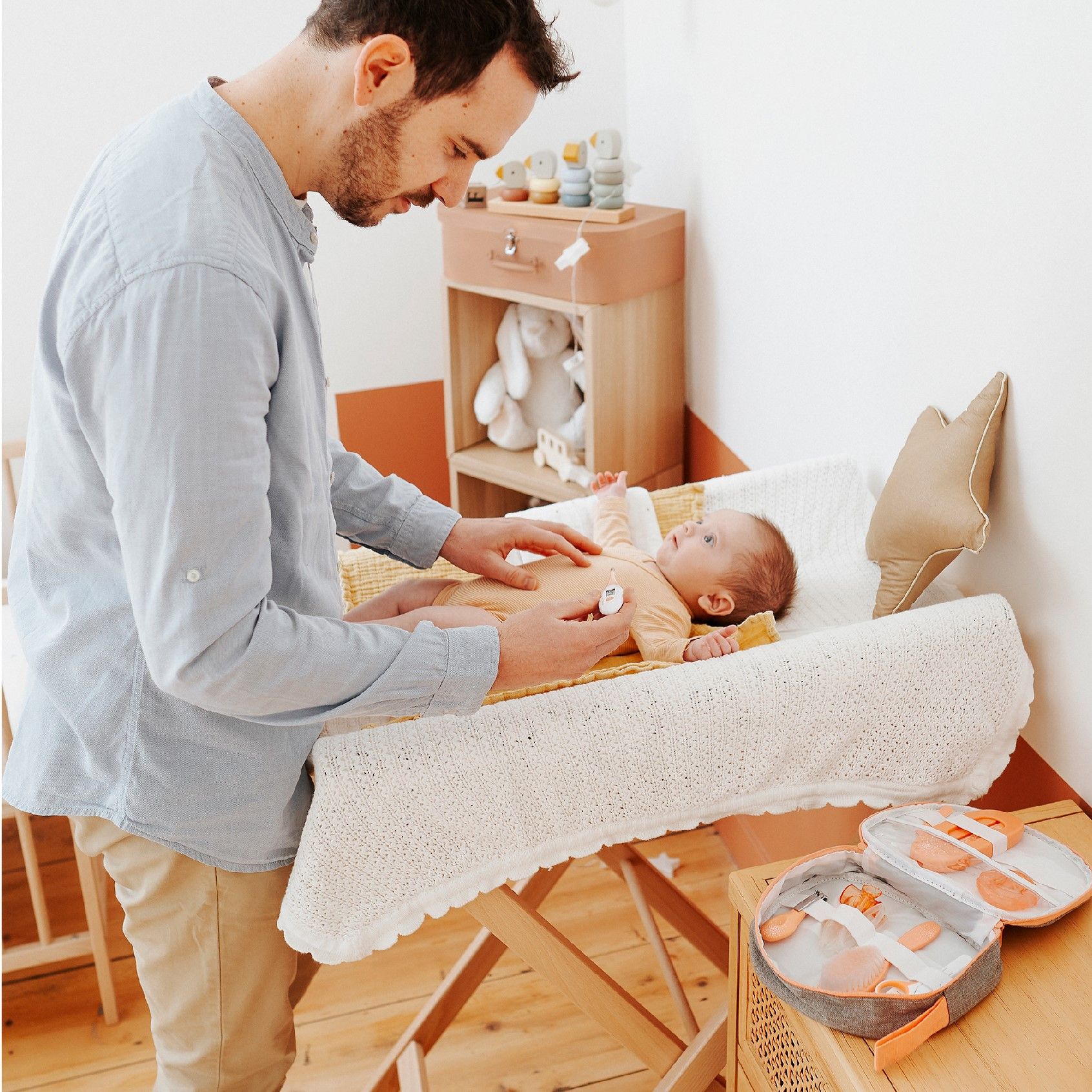 Babymoov Voedingsset voor Baby - 9-delig - Perzik - Voedingsset - MamaMilla
