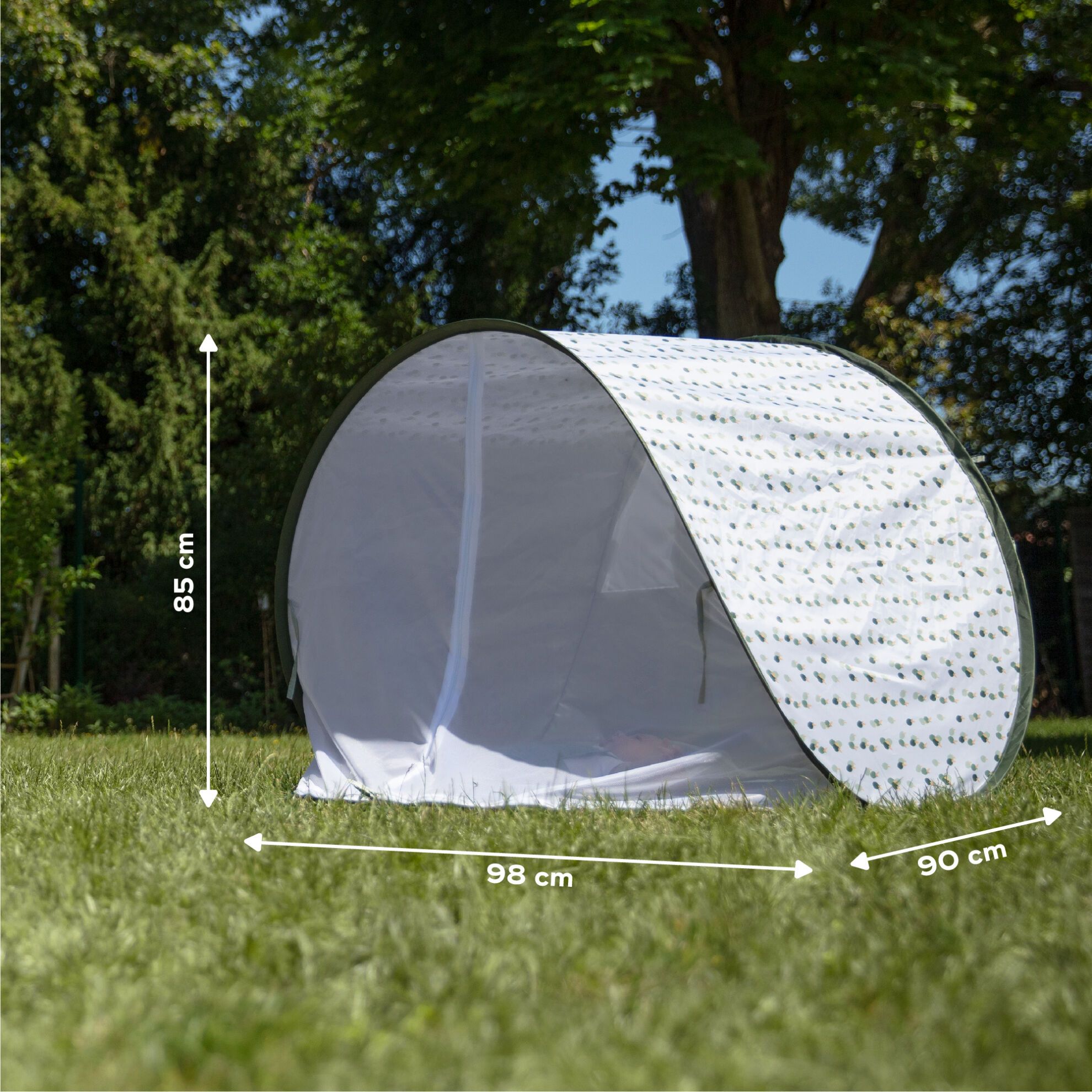 Babymoov UV-tent - Groen - Provence - UV-tent - MamaMilla