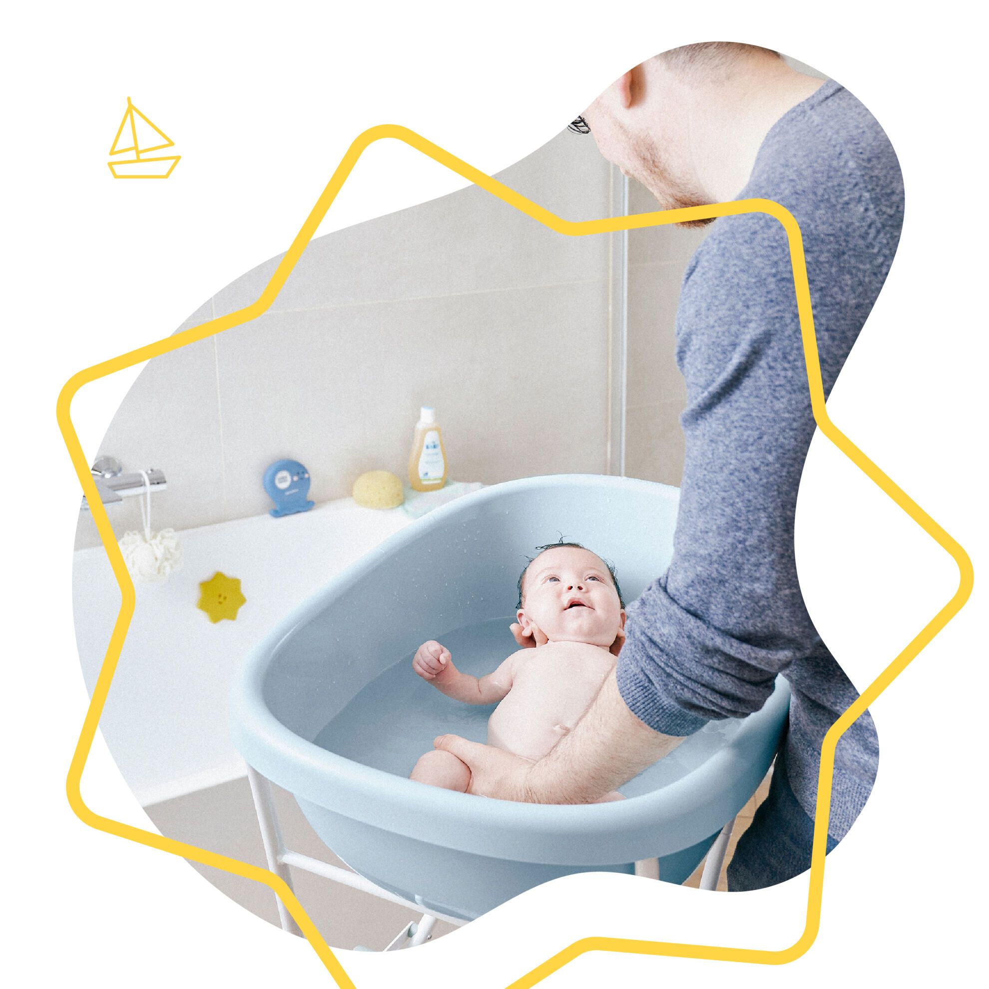 Babymoov Bad - 0 maanden tot 24 maanden - Lichtblauw - Bad - MamaMilla