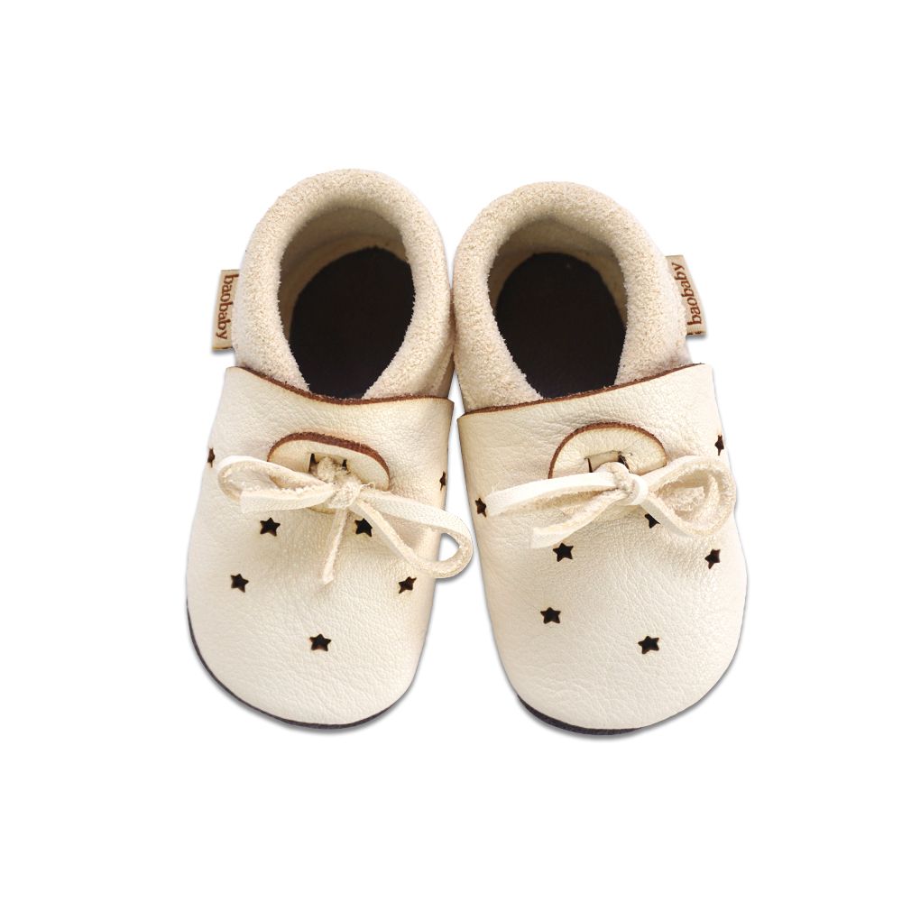 Baobaby Sandalen - Sterren Wit XS - - MamaMilla