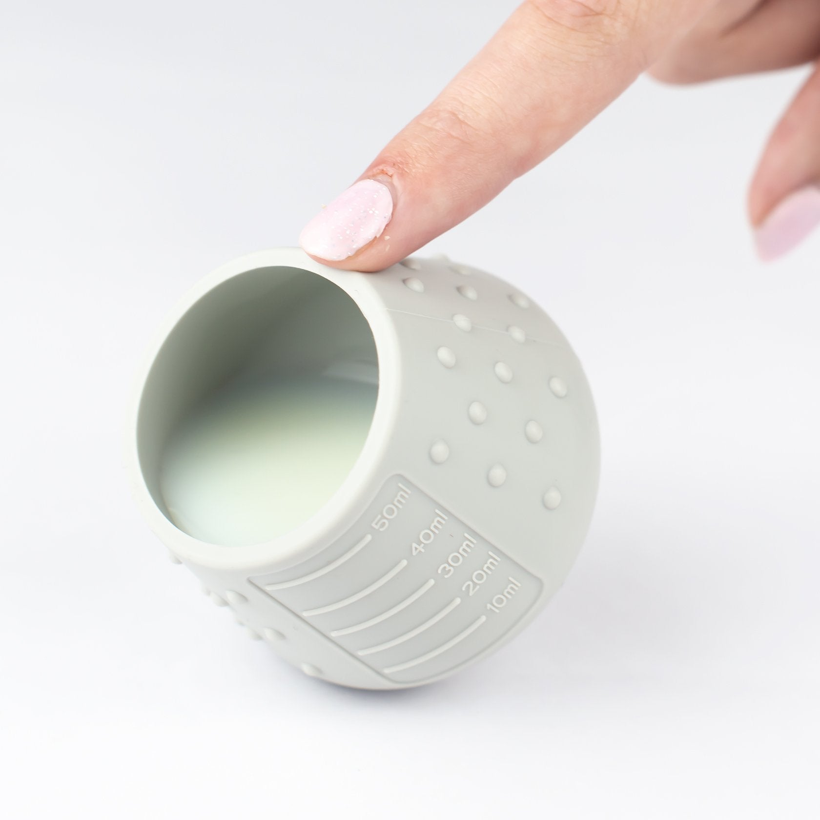 Tidy Tot Siliconen Beker - My First Cup - Grijs - Beker - MamaMilla