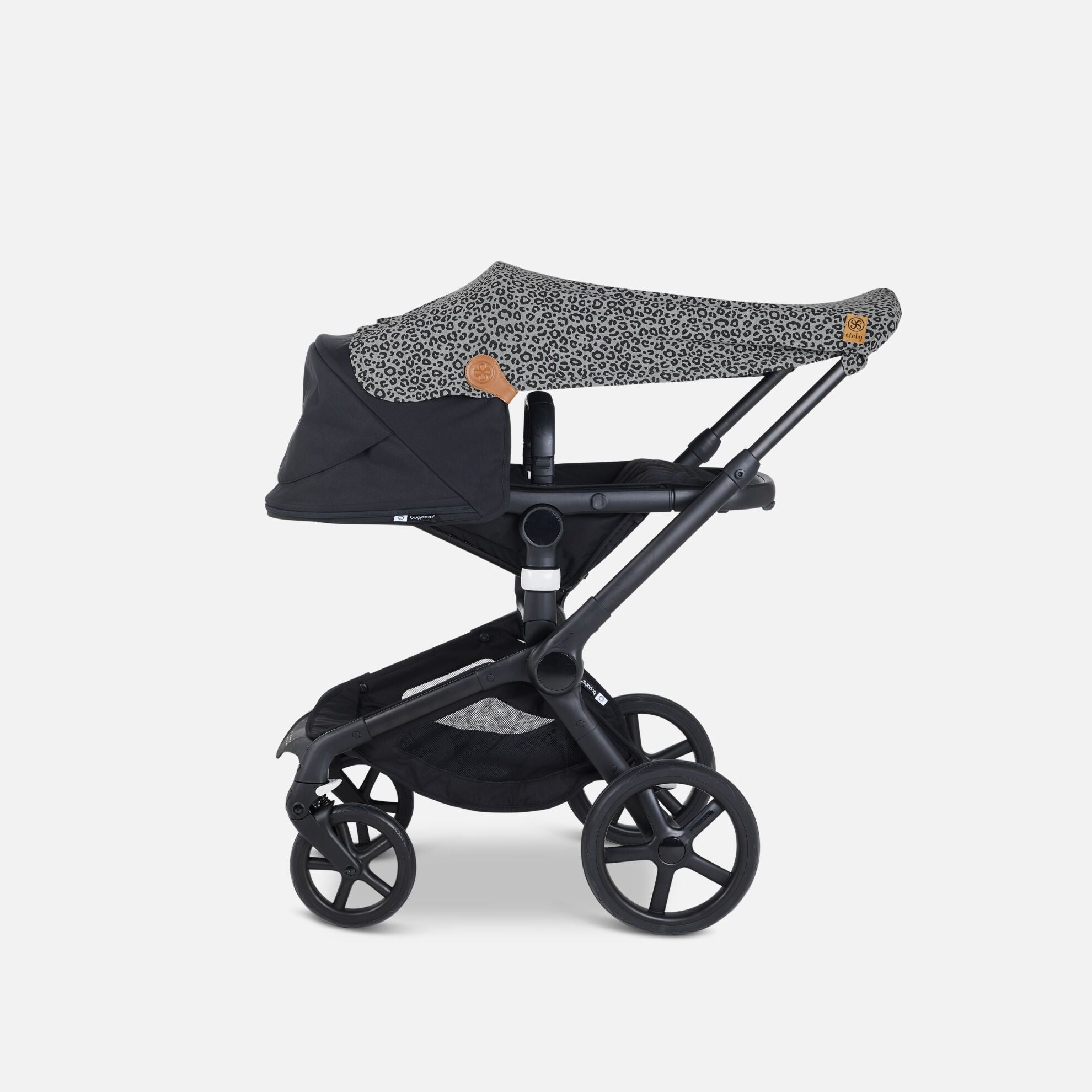 Cloby UV-deken met UPF 50+ - Leopard Black Grey - UV-deken - MamaMilla