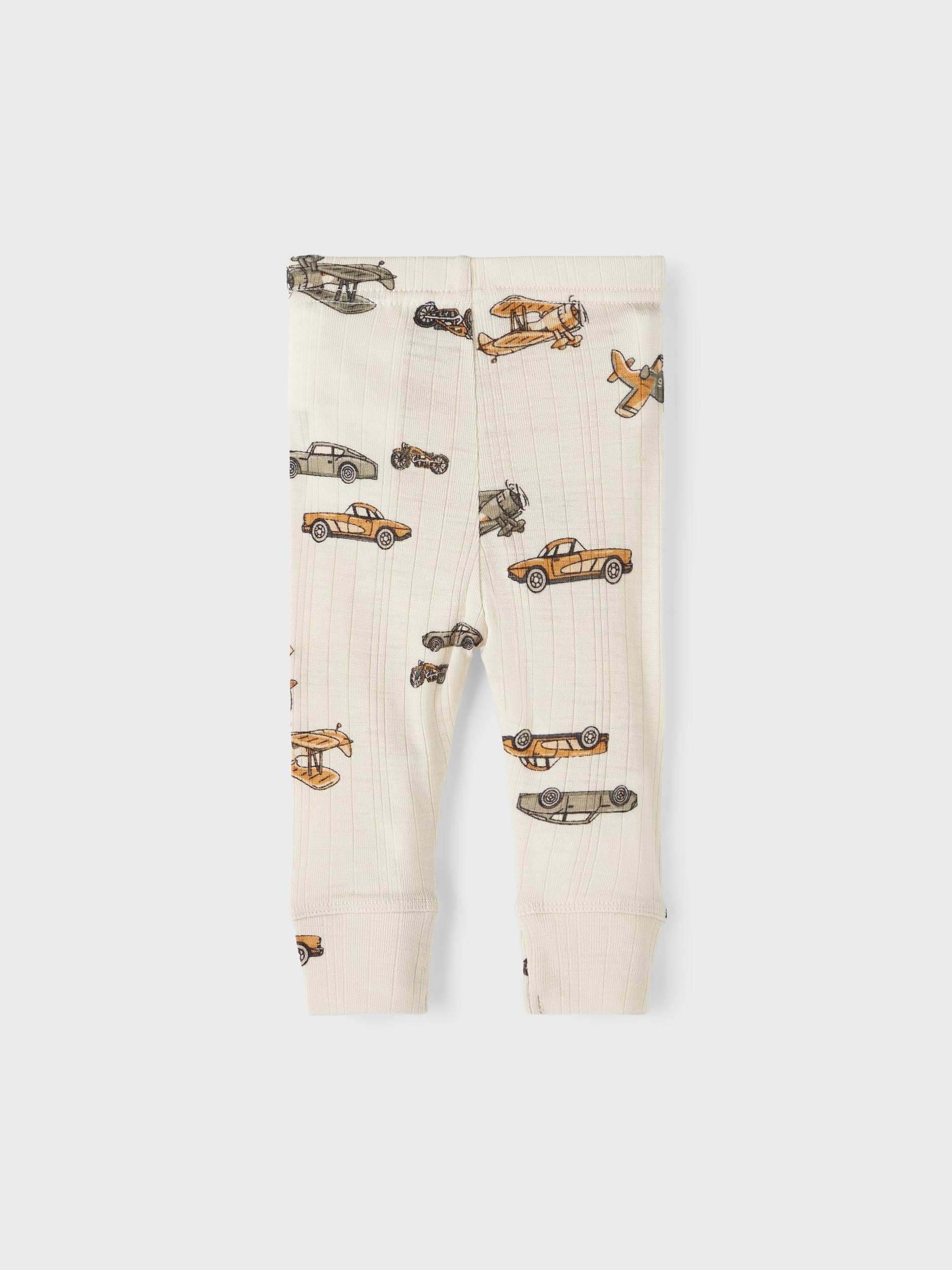 Name it leggings in wol - Motief - Moonbeam - Broek - MamaMilla