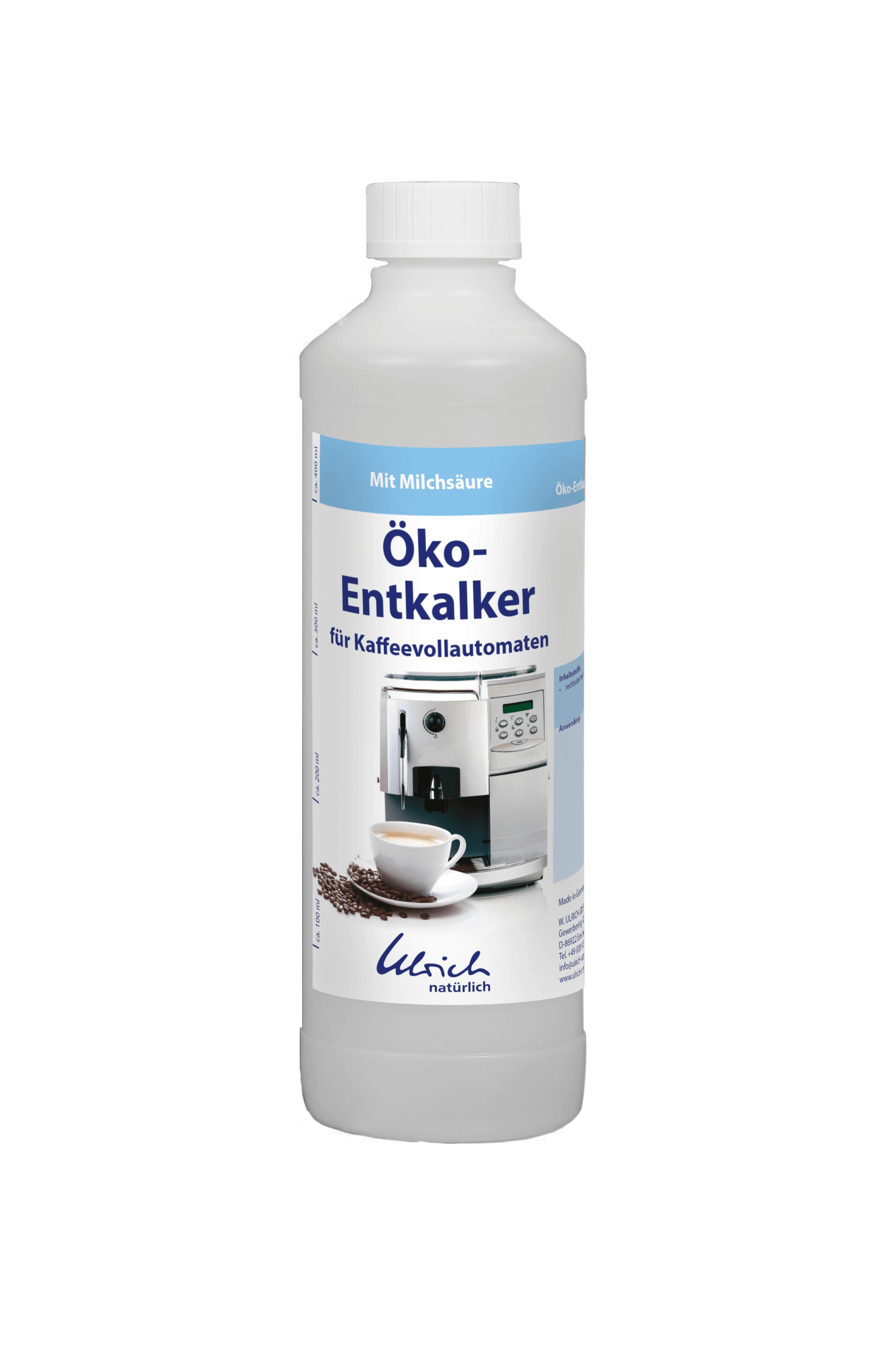 Ulrich Natürlich ontkalker met melkzuur voor de koffiemachine - 500 ml - Ontkalker - MamaMilla