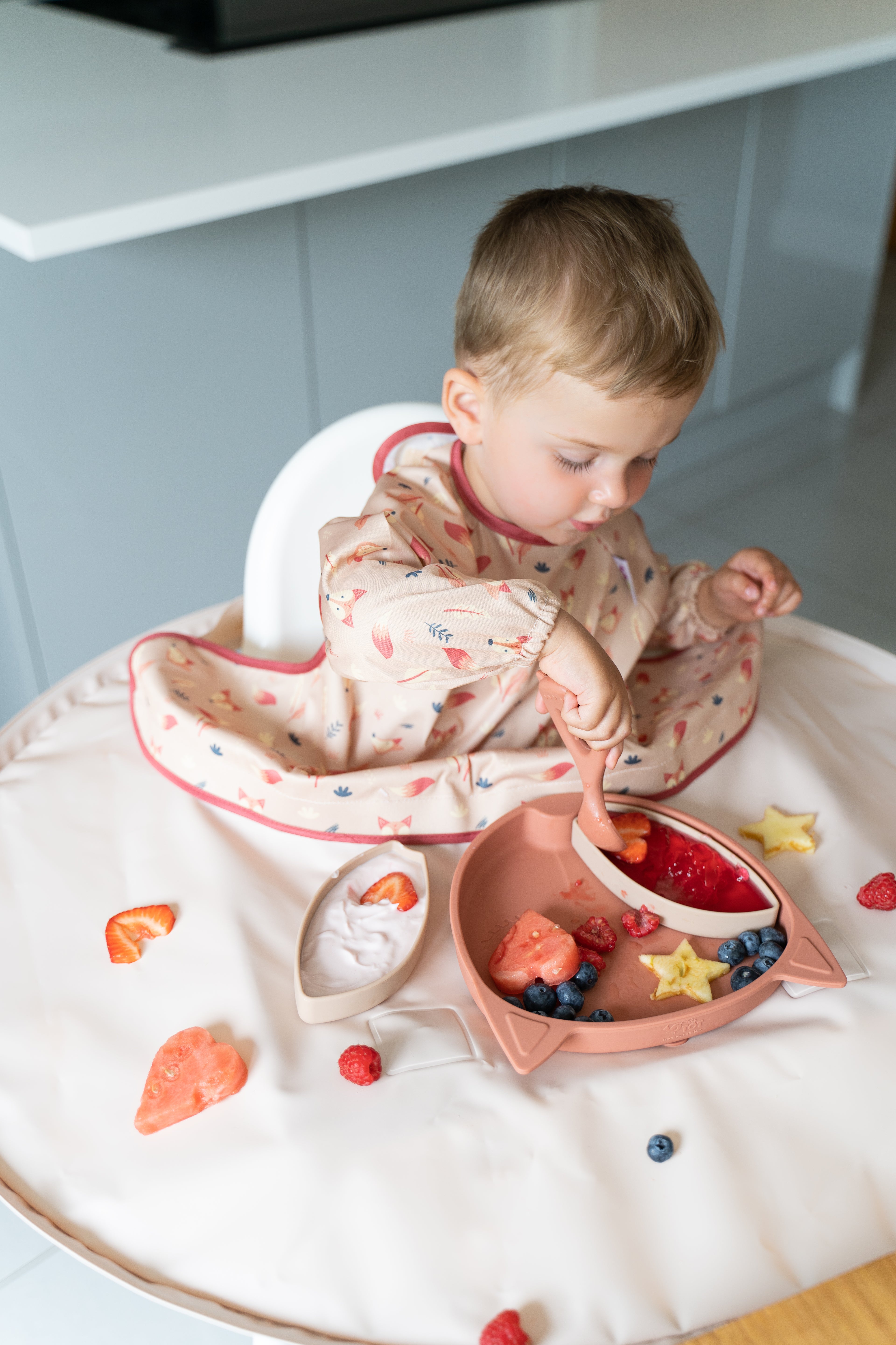 Tidy Tot Siliconen Lepel met Handvat - 2 stuks - Bestek - MamaMilla