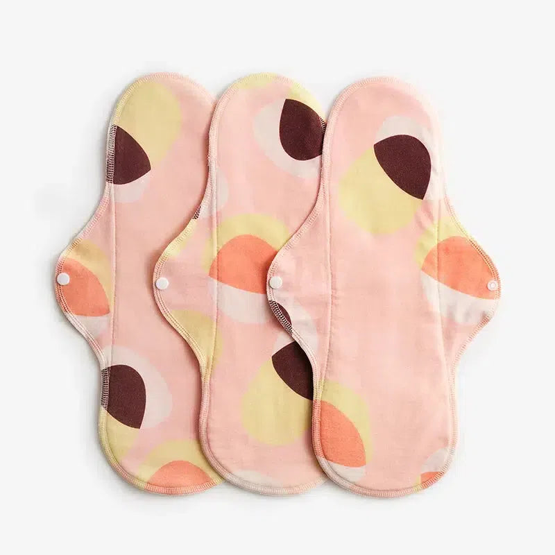 Imse Vimse Servet (stoffen luier) in Biologisch Katoen Jersey - 3 stuks - Pink Hoop - Servet - MamaMilla