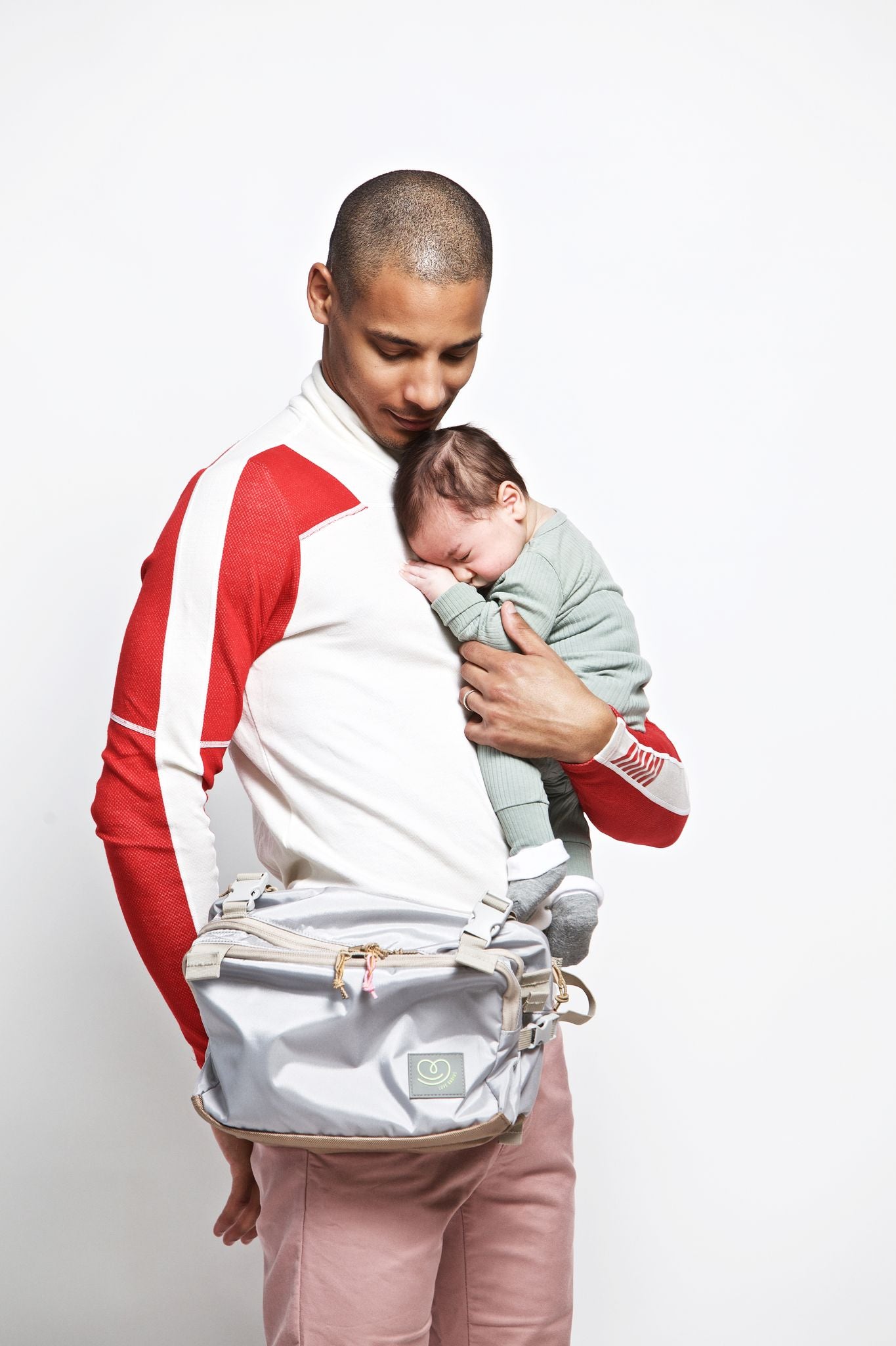 Love radius - CaravanBag - Multibag en heupdrager in één - Grijs - Luiertas - MamaMilla