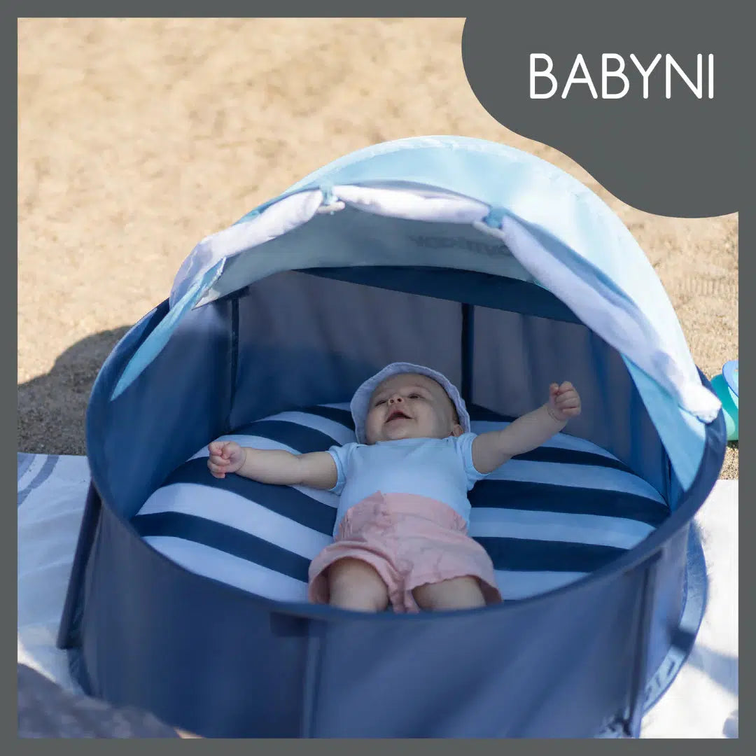 Babymoov 3in1 UV-tent - Mariniére Babyni - UV-tent - MamaMilla