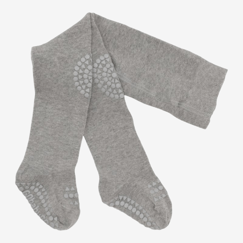 GoBabyGo maillot met antislip rubber (Tights) - Grijs gemêleerd - Maillot - MamaMilla