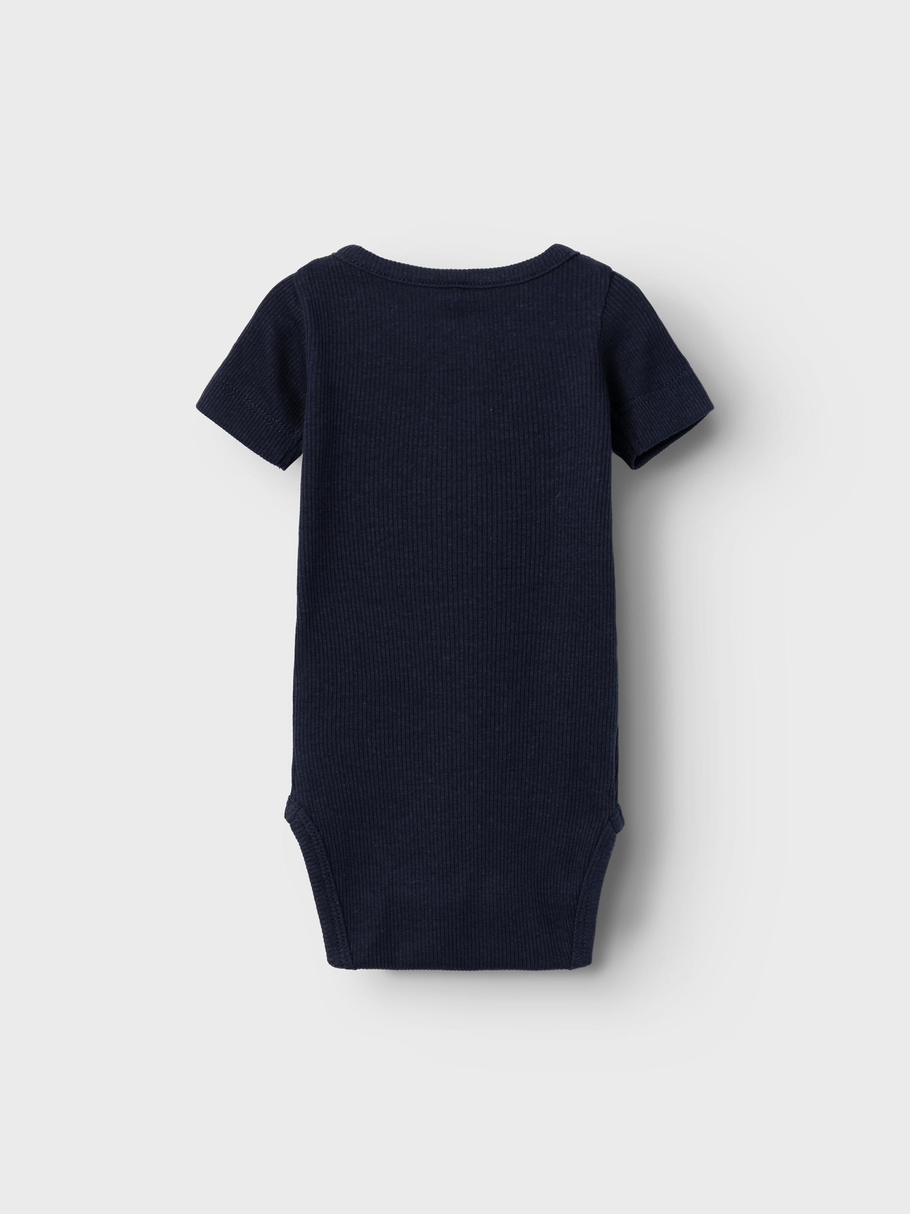 Name it body in rib met korte mouwen - Kab - Dark Sapphire - Body - MamaMilla