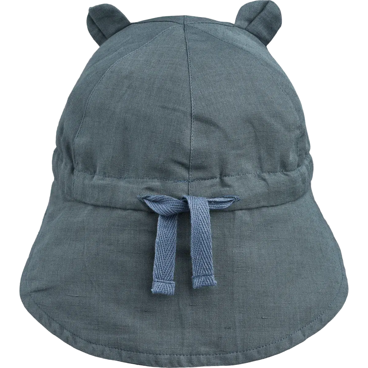 Liewood zonnehoed met kap en oor - Gorm - Walvisblauw - Zonnehoed - MamaMilla