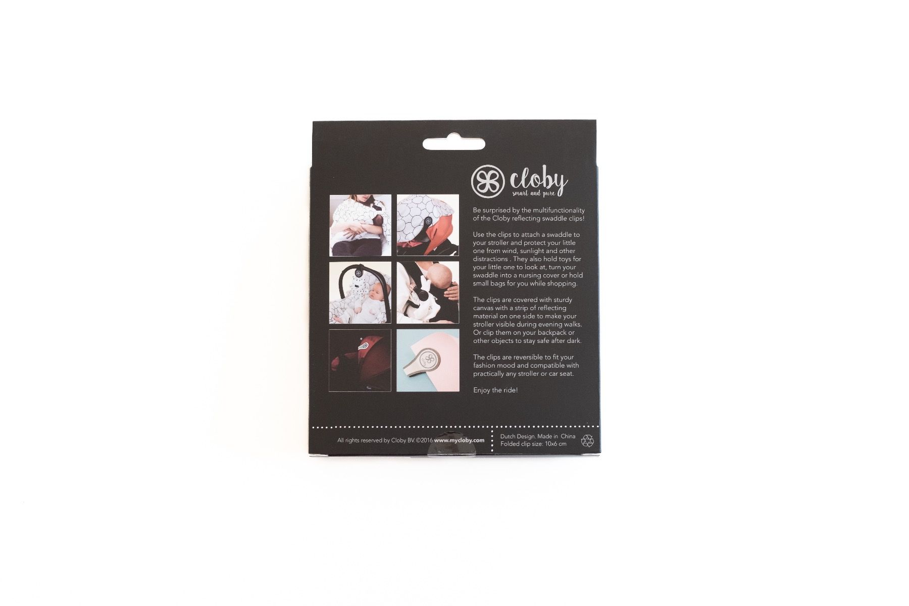 Cloby clip - Zwart - Kinderwagenaccessoires - MamaMilla
