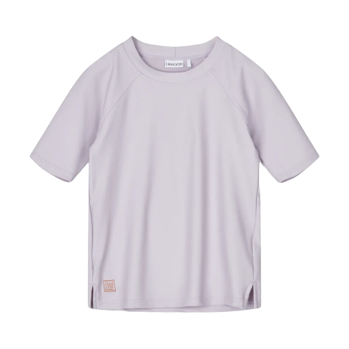 Liewood UV Jersey - Noah Shortsleeve Swim - Misty Lilac - Zwemkleding - MamaMilla
