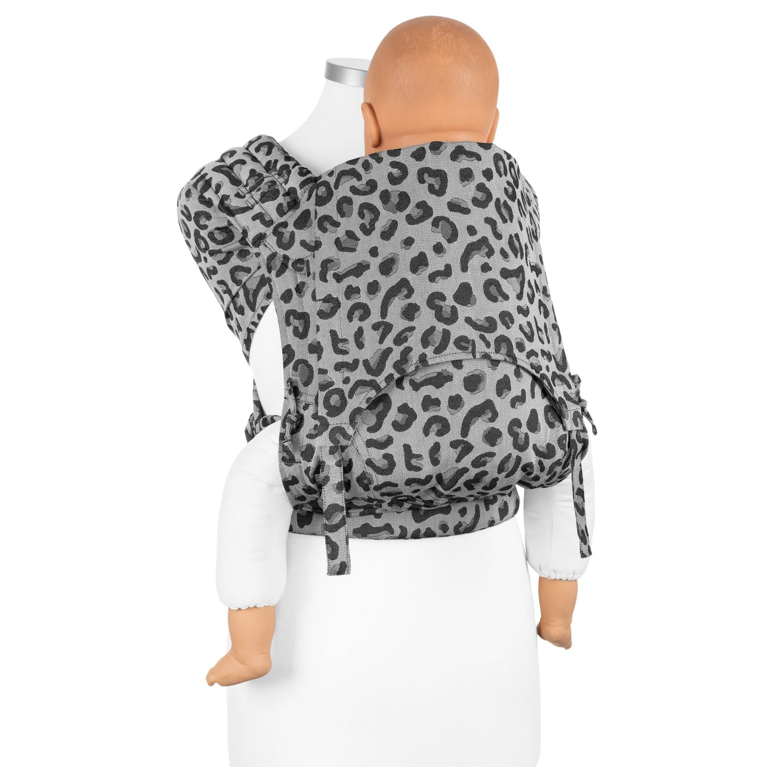 Fidella FlyClick Draagzak - Leopard Silver - Peuter - draagzak - MamaMilla