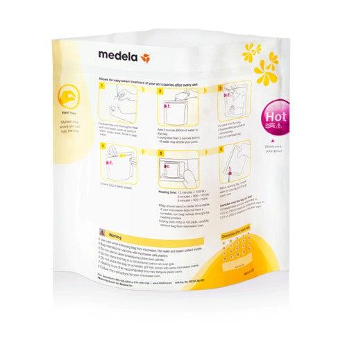 Medela - Quick Clean-zakjes voor sterilisatie in de magnetron - Baby met flesvoeding - MamaMilla