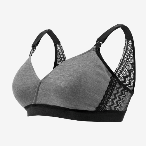 Cache Coeur Slip - Serena - Grijs - Voedingskleding - MamaMilla