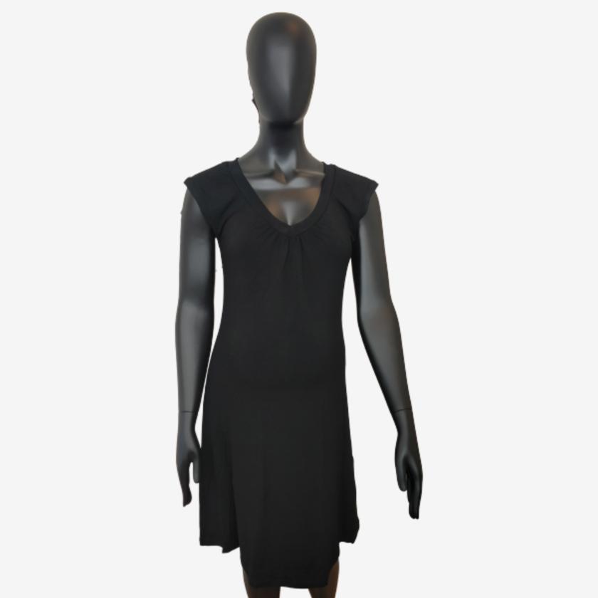 Joha basisjurk in bamboe-viscose - Zwart - Zwangerschapskleding - MamaMilla