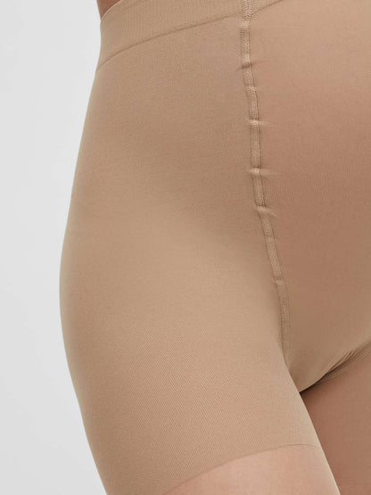 Mamalicious steunkousen nylon (30 den) 2-pack - Sabrina - Tan - zwangerschapskleding - MamaMilla