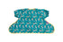 Tidy Tot Slab met Zuignap (korte mouwen) - Turquoise Zebra - Slab met mouwen - MamaMilla