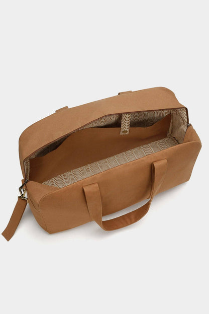 Hindbag Pusletaske Økologisk Bomuld Brun