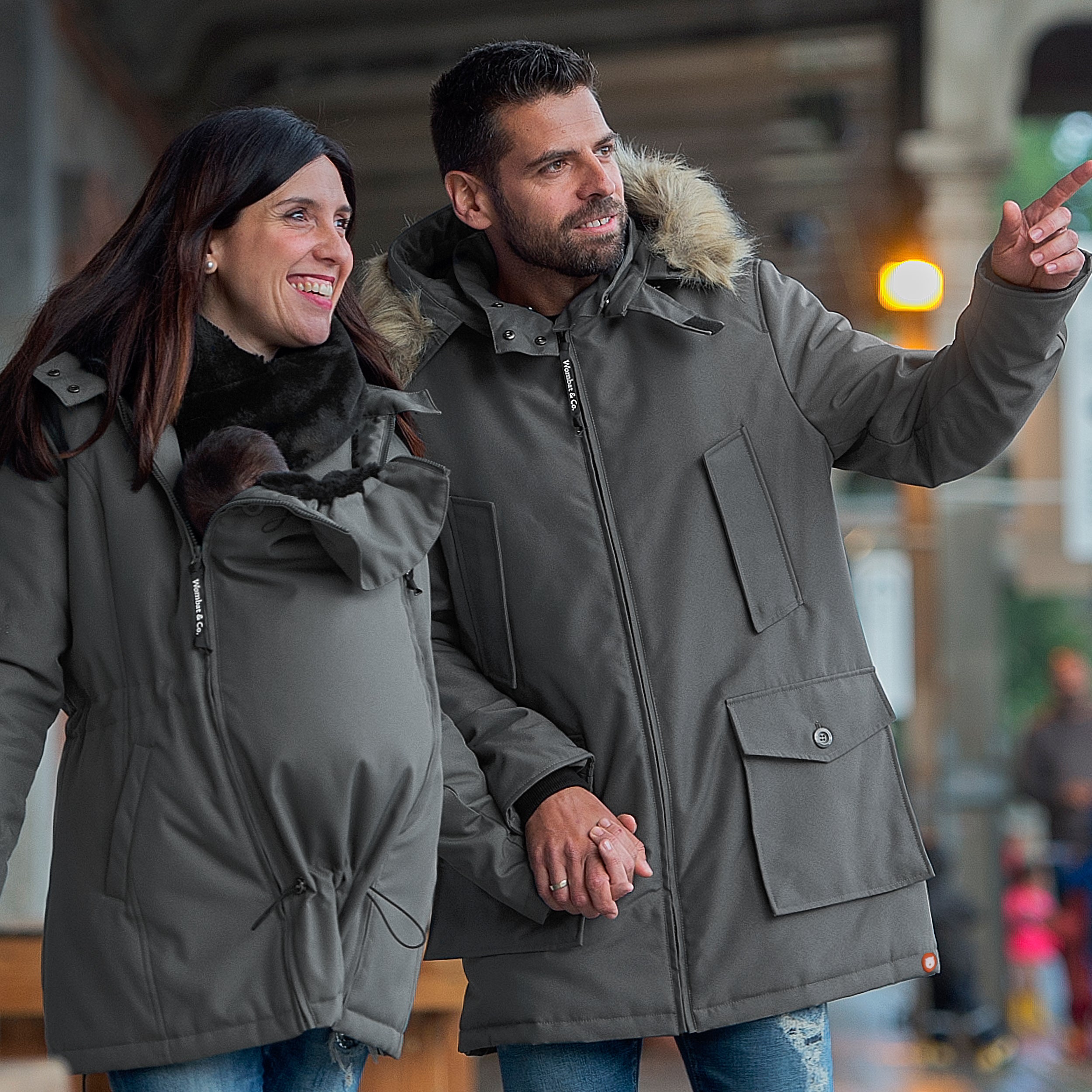 Wombat &amp; Co. Draagjas voor heren - Grijs - Draagjas - MamaMilla