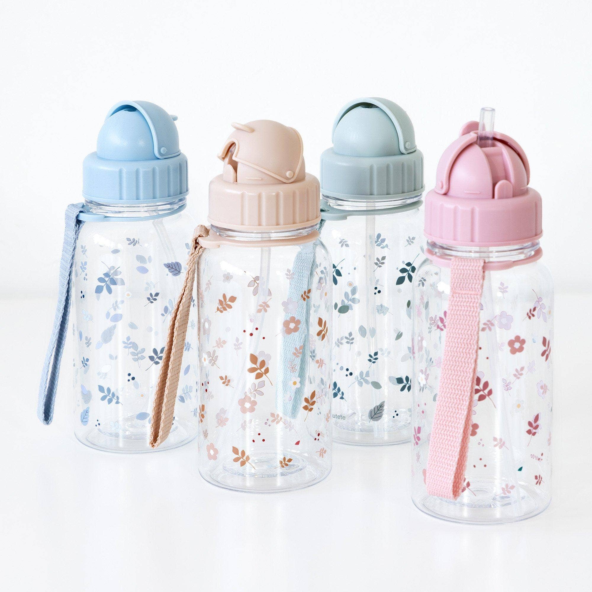 Drinkfles met uitloop in tritan kunststof - 500 ml - Salieblaadjes - Kunststof drinkfles - MamaMilla