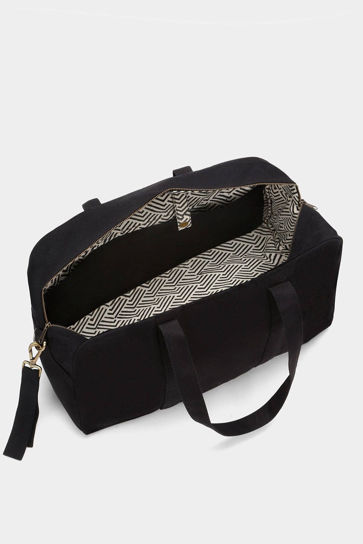 Hindbag Pusletaske Økologisk Bomuld Sort