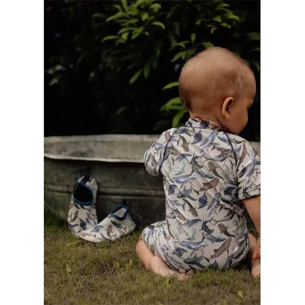 Mikk-line Badpak - Zeedieren - Metaal - Badkleding - MamaMilla