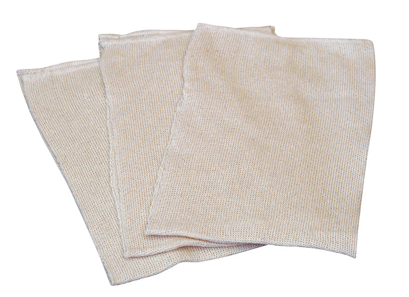 Zijden inzetstukken voor wollen luiers (5-pack) – Naturel – Disana biologische babykleding