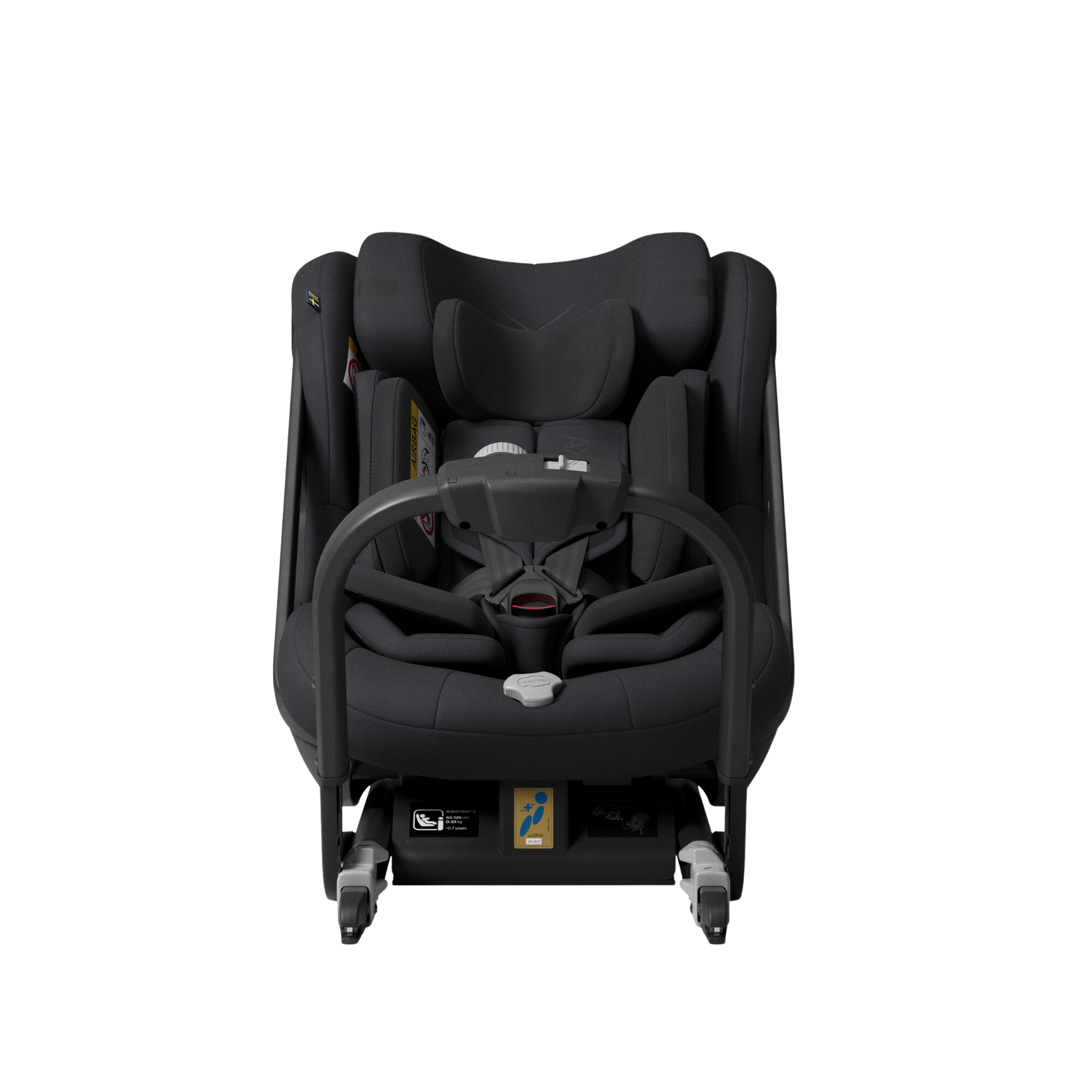 Axkid ONE+ 3 - Coastal Storm Zwart - iSize 40-125 cm - 40-125 cm (pasgeboren tot 7 jaar) - MamaMilla