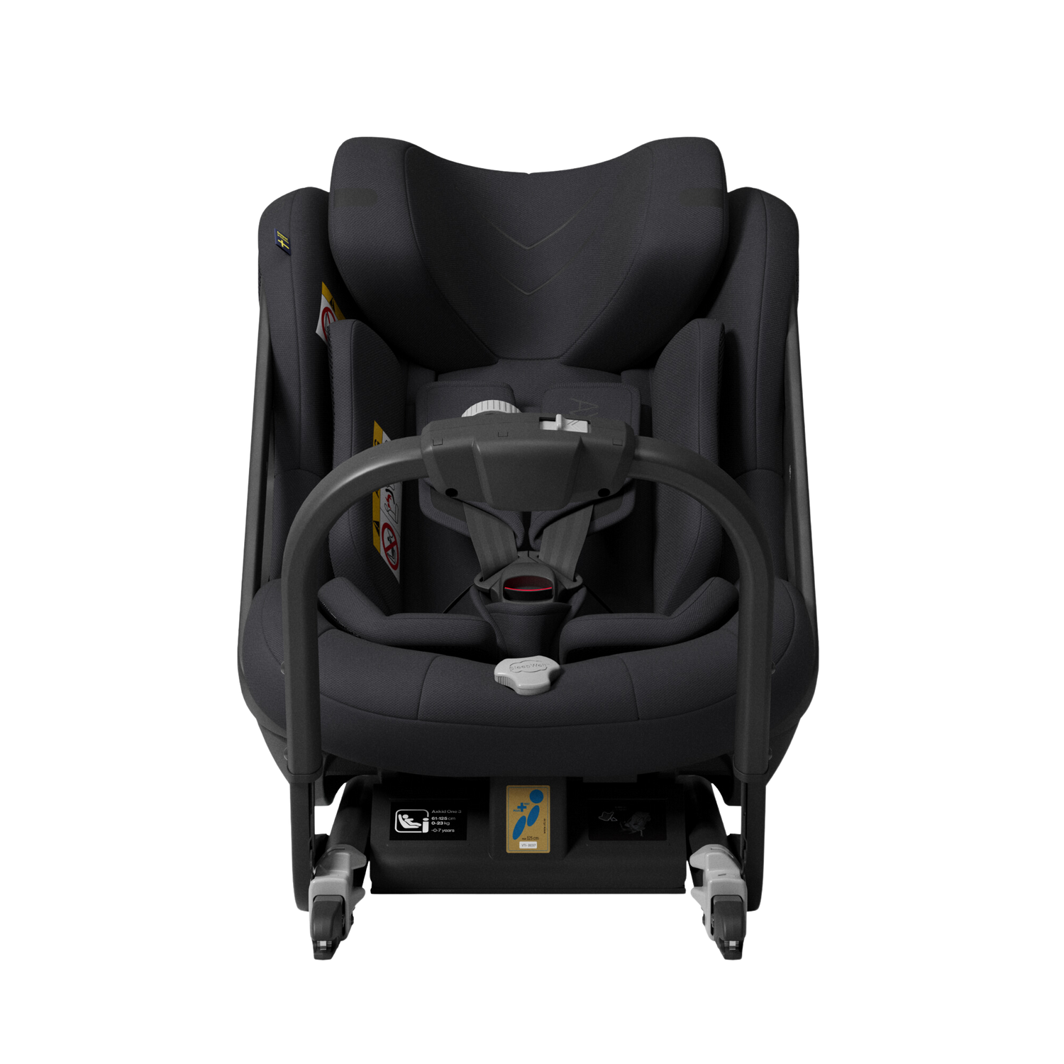 Axkid ONE 3 - Coastal Storm Zwart - iSize 61-125 cm - 61-125 cm (3 maanden tot 7 jaar) - MamaMilla