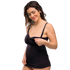 Carriwell Voedingstop met shapewear - Zwart - Voedingskleding - MamaMilla