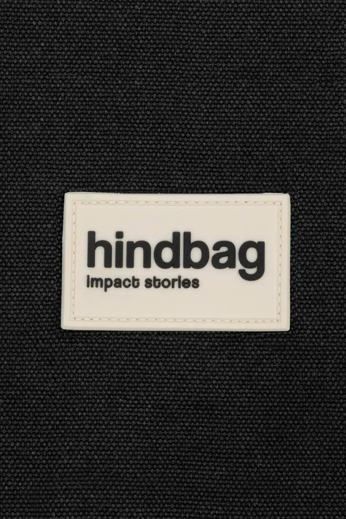 Hindbag Pusletaske Økologisk Bomuld Sort