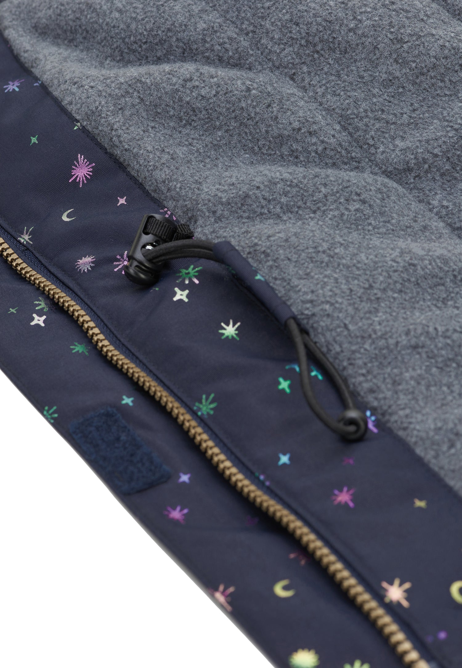 Mikk-line winterjas met glitters - Dark Navy - Jas - MamaMilla