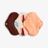 Imse Vimse Inlegkruisjes (doekjes) in biologisch katoenen flanel - 3 stuks - Orange Sprinkle - Inlegkruisjes - MamaMilla