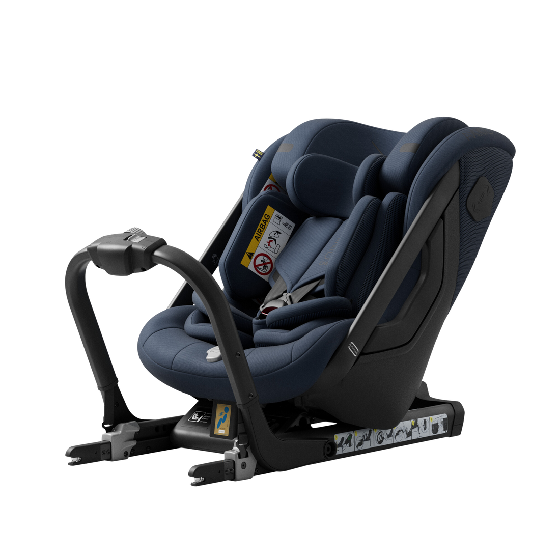 Axkid ONE+ 3 - Glacier Lake Blue - iSize 40-125 cm - 40-125 cm (pasgeboren tot 7 jaar) - MamaMilla