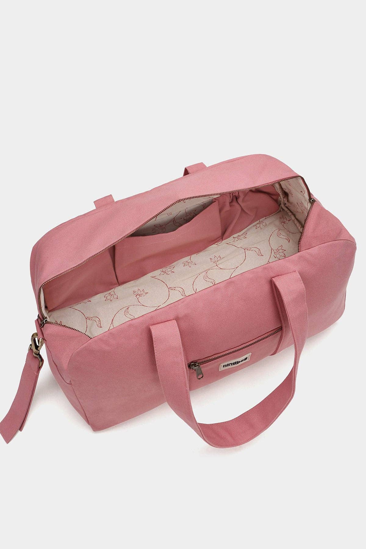 Hindbag Pusletaske Økologisk Bomuld Lyserød