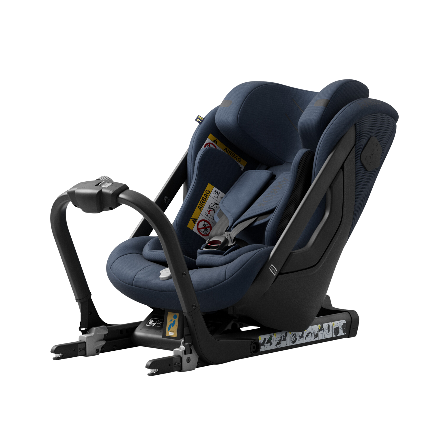 Axkid ONE+ 3 - Glacier Lake Blue - iSize 40-125 cm - 40-125 cm (pasgeboren tot 7 jaar) - MamaMilla