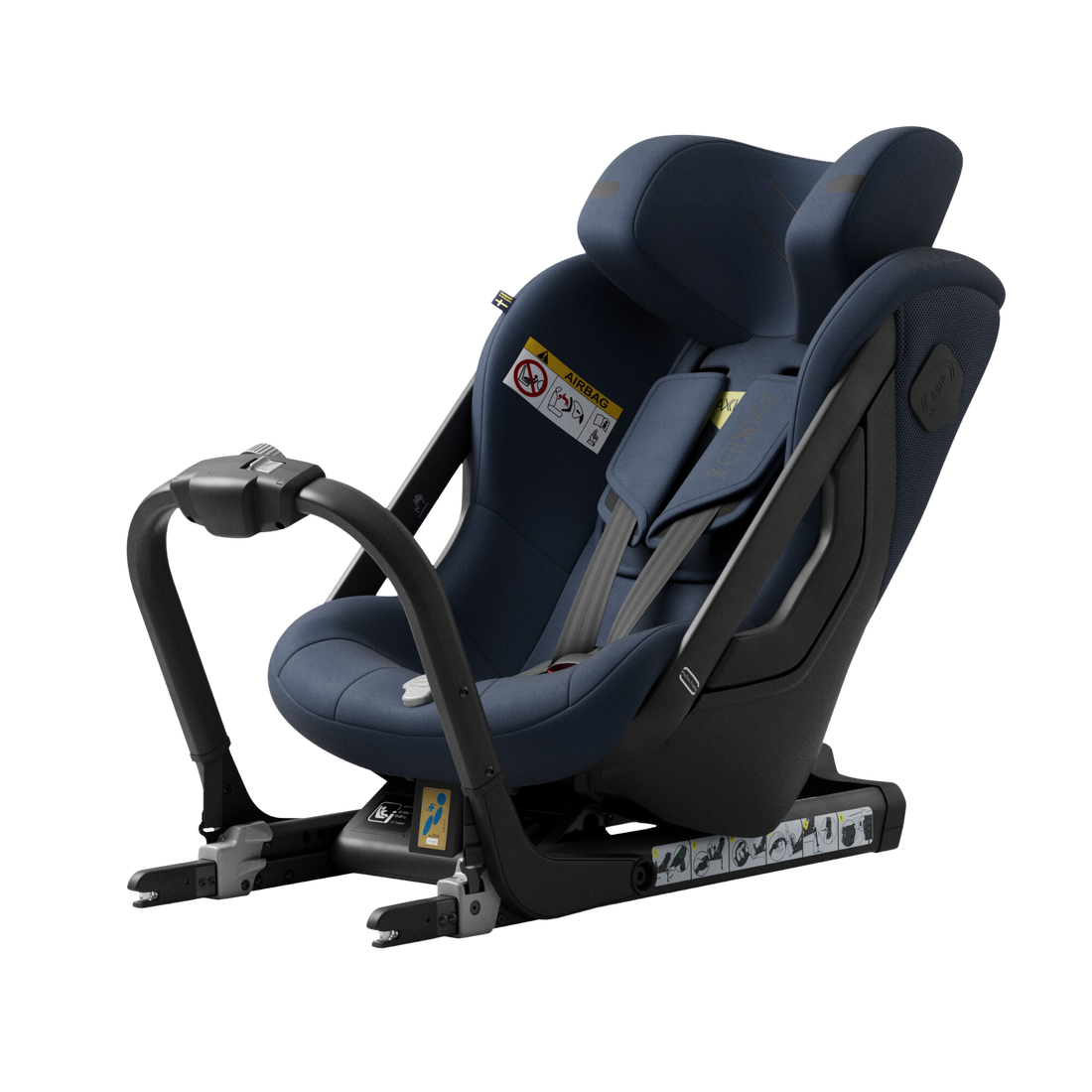 Axkid ONE+ 3 - Glacier Lake Blue - iSize 40-125 cm - 40-125 cm (pasgeboren tot 7 jaar) - MamaMilla