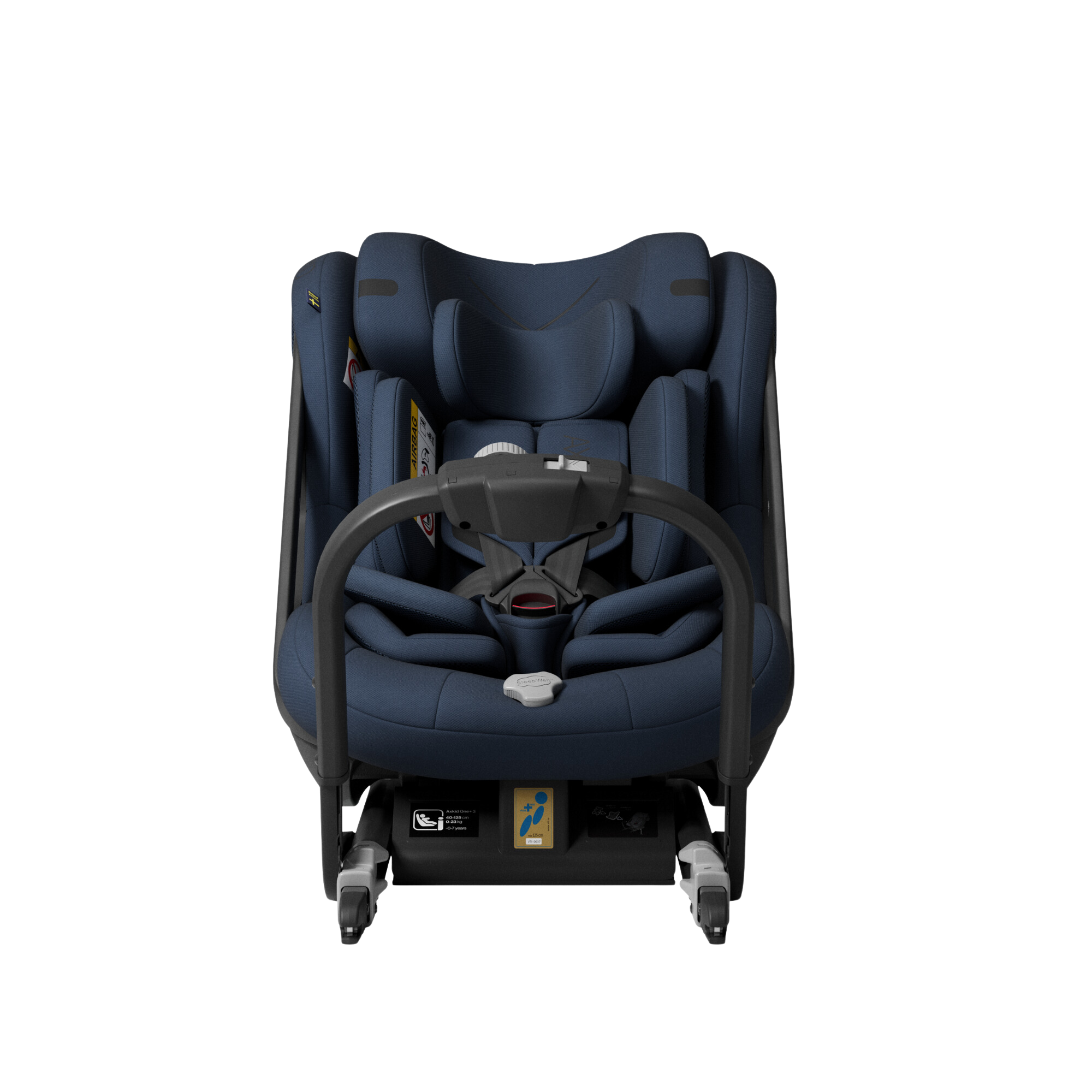 Axkid ONE+ 3 - Glacier Lake Blue - iSize 40-125 cm - 40-125 cm (pasgeboren tot 7 jaar) - MamaMilla