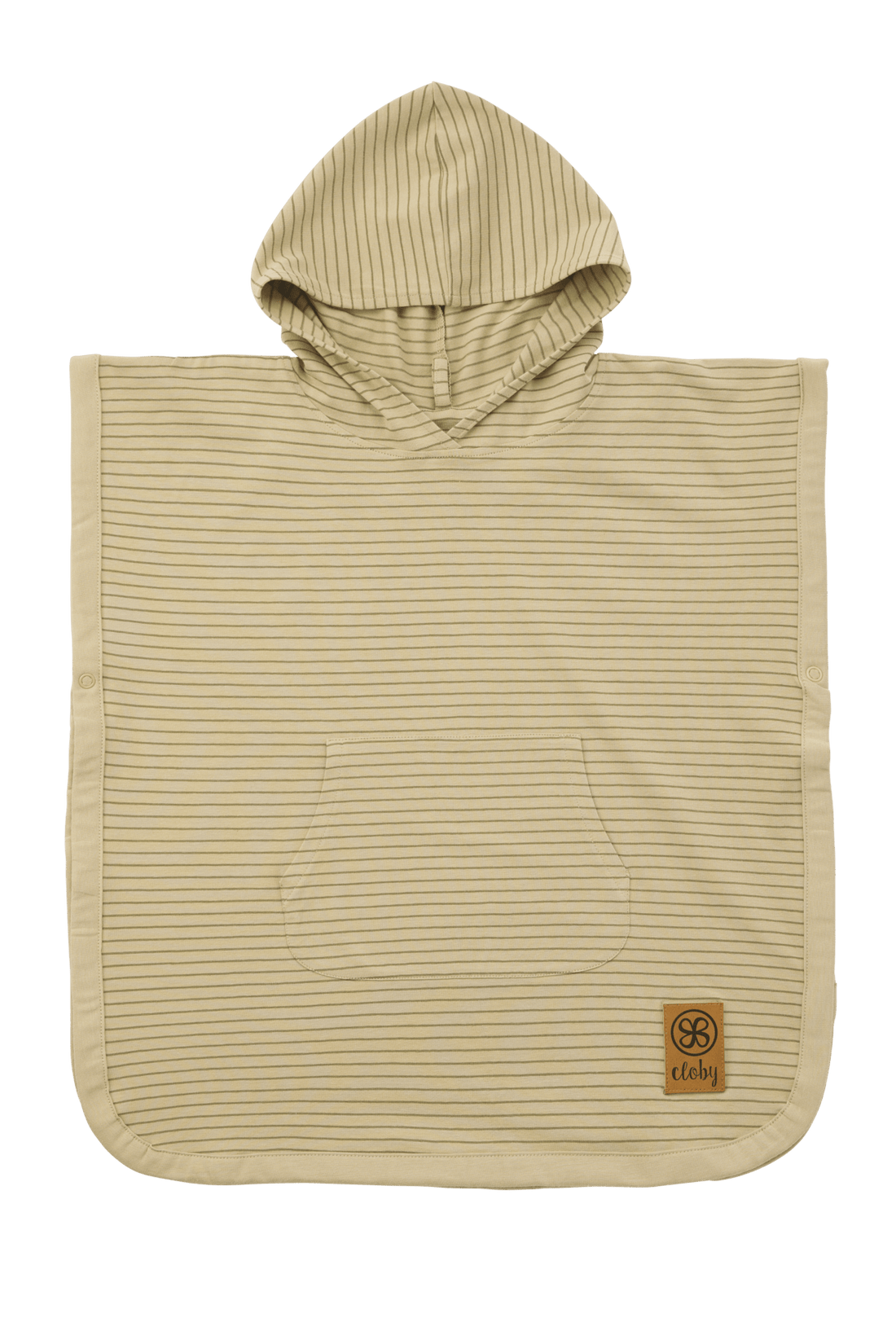 UV-poncho - Sandy Beach/Olijfgroen 1-3 jaar - - MamaMilla