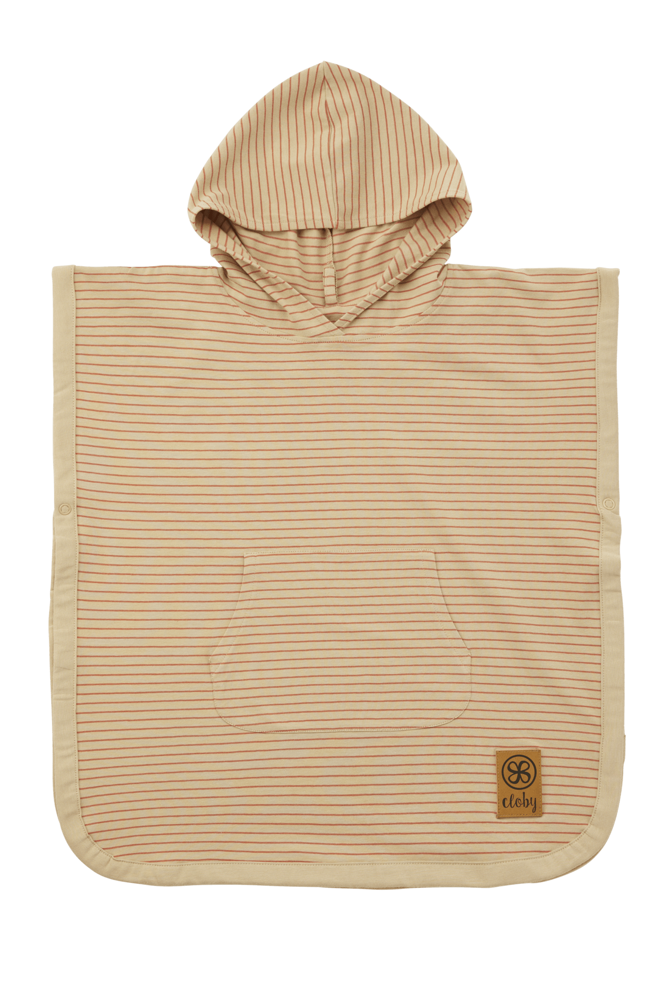 Cloby UV Poncho - Sandy Beach/Peanut Bruin 1-3 jaar - - MamaMilla