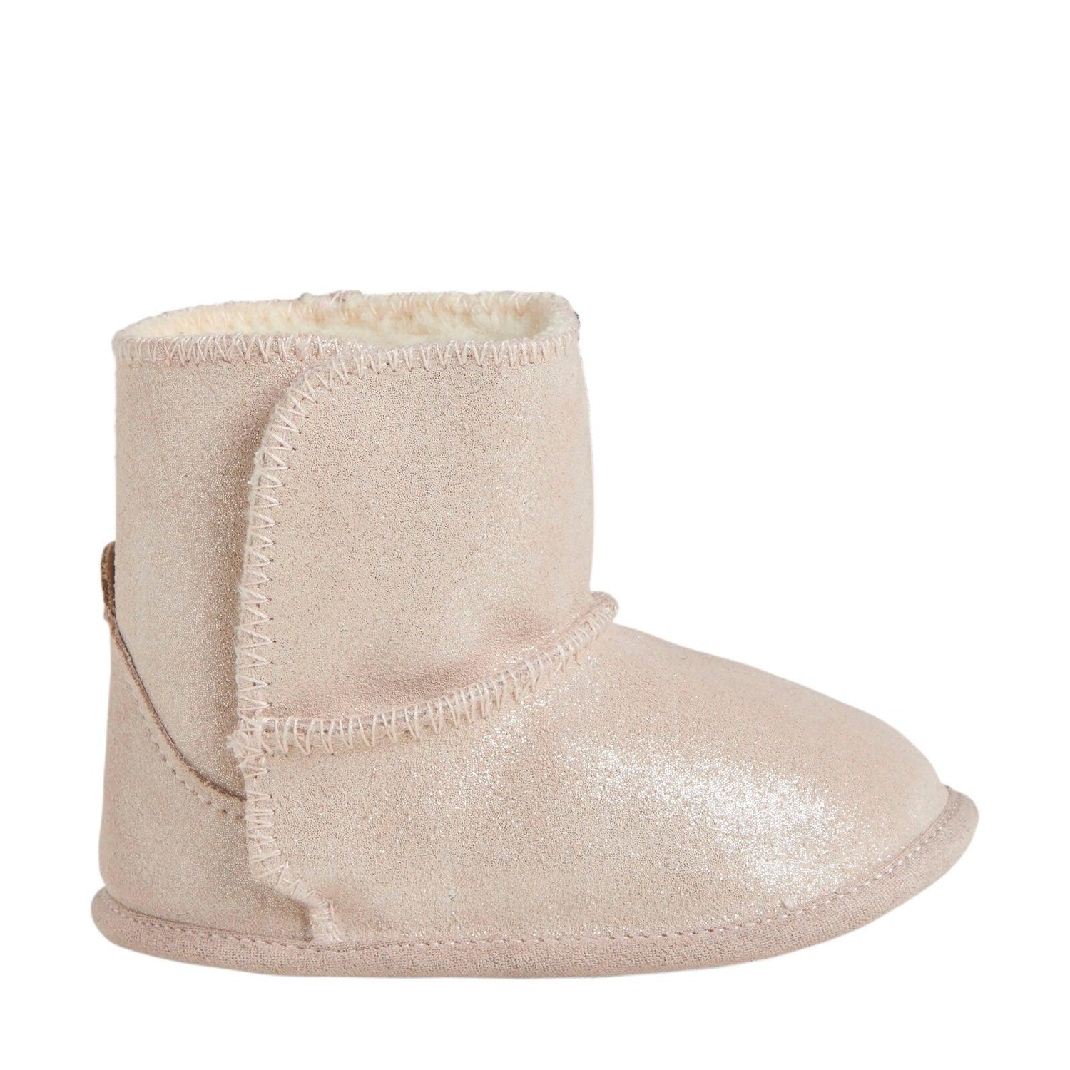 Een mooie lamsvachtvoering met glitters - Rose Dust - Voering - MamaMilla